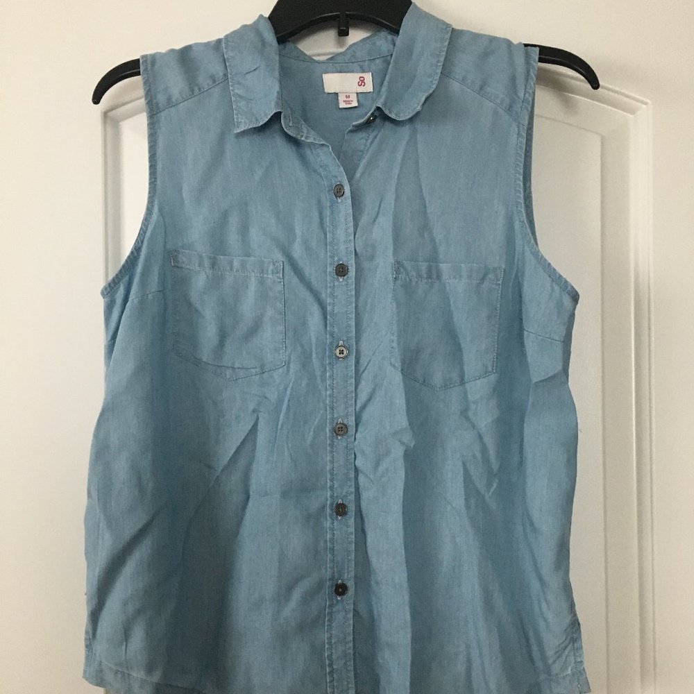 Denim top